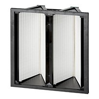 24x20x24 inch 592x490x600mm 2V Bank Filter with Synthetic Med